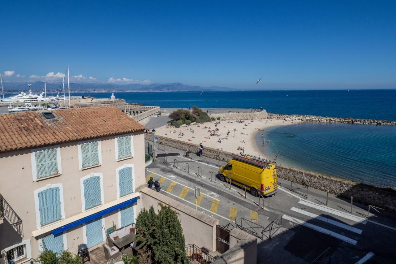 Charmant Appartement Spacieux Pour 6P Vue Mer Vieil Антиб Экстерьер фото